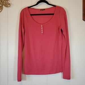 Loro Piana Cashmere Pink Long Sleeve Soft Comfy Sweater Made in Italy Size 48